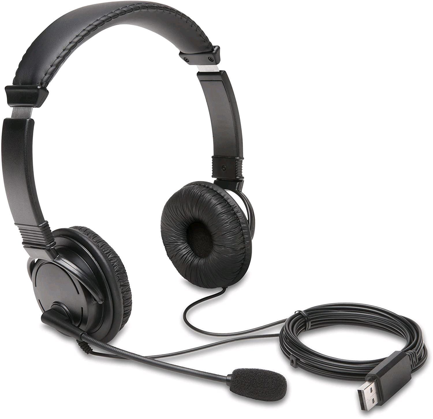 Kensington USB Hi-Fi Headphones with Mic - Cuffie …